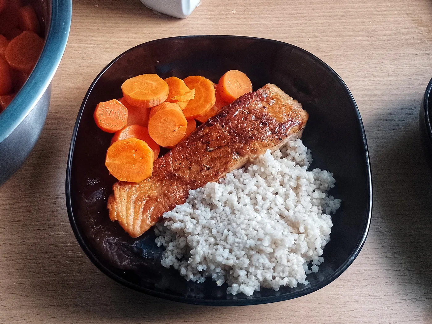 Acorn Crusted Salmon prepared recipe