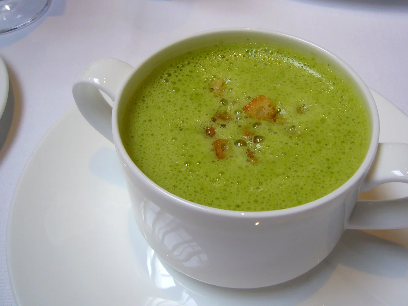 Asparagus Soup prepared recipe