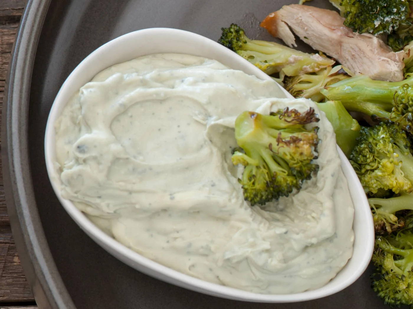 Blue Cheese Dressing prepared recipe