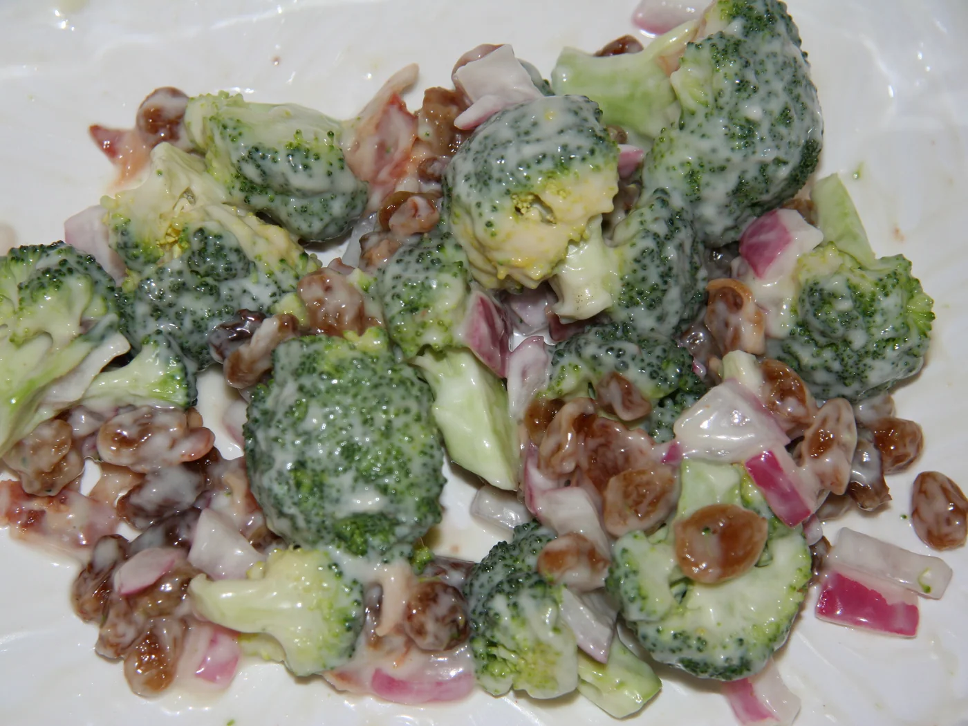 Broccoli Salad prepared recipe