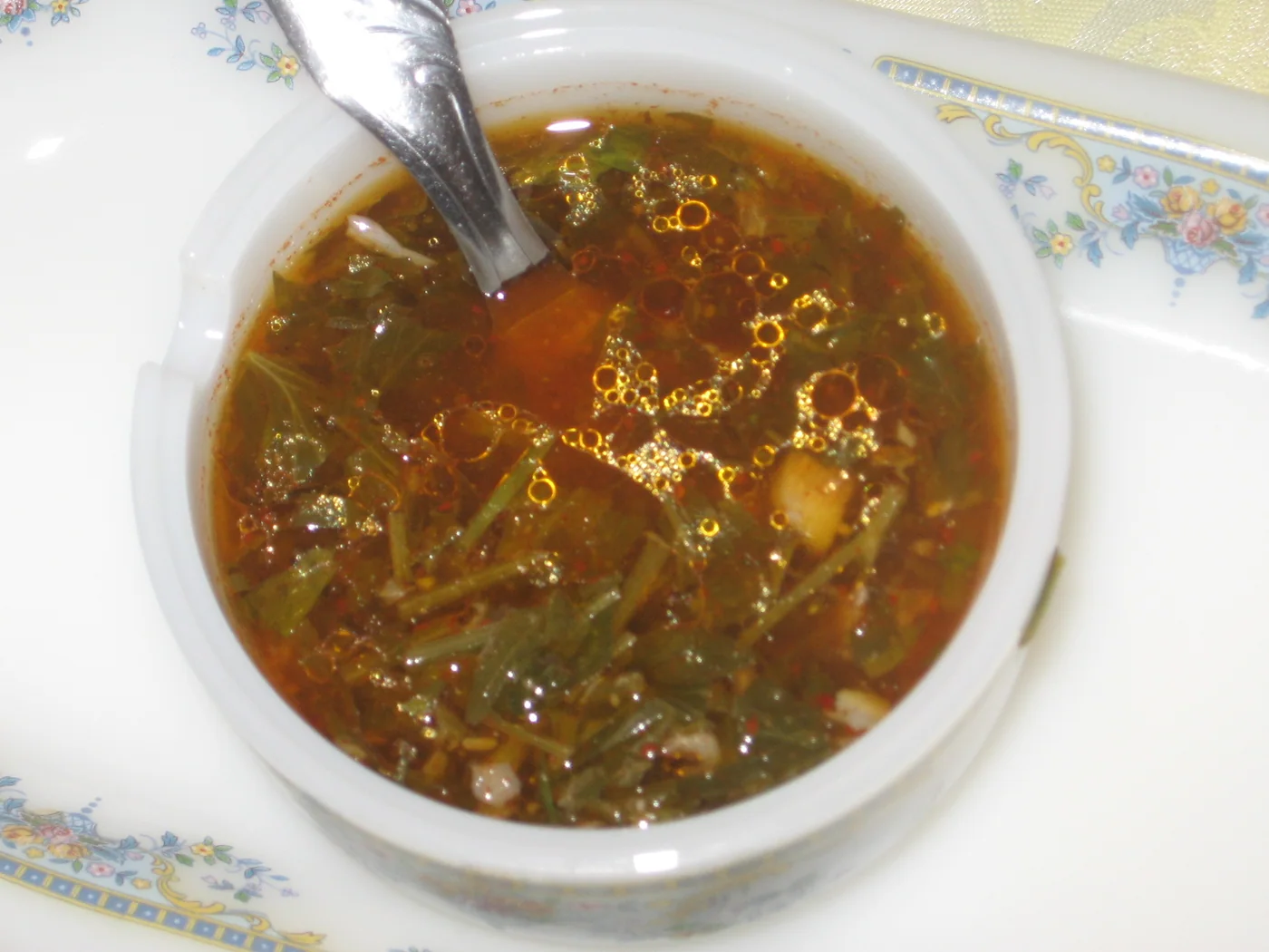 Chimichurri prepared recipe