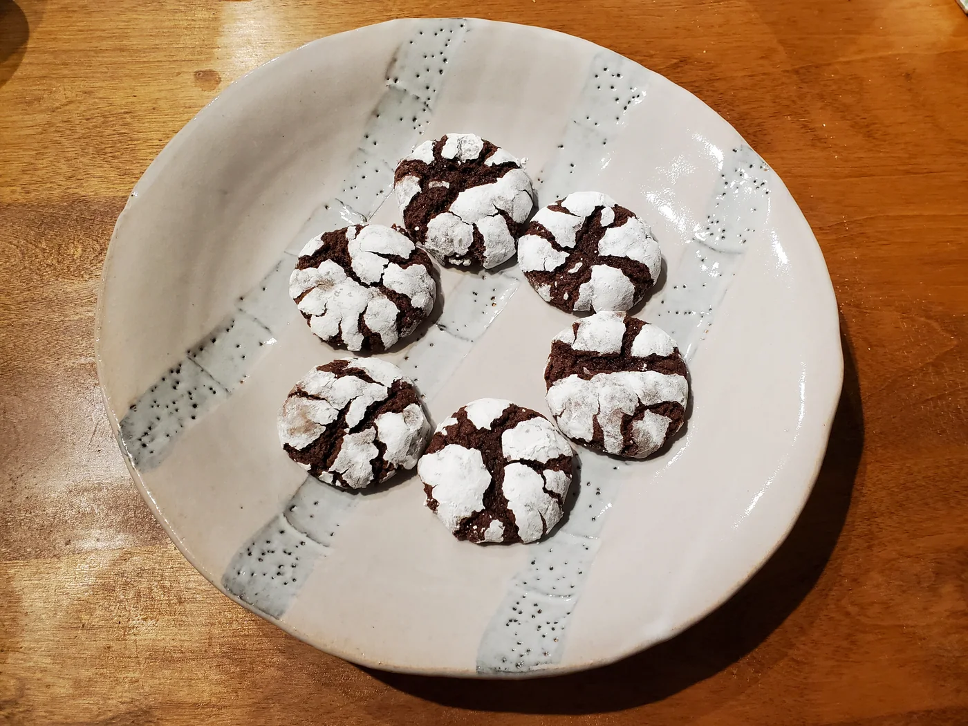 Chocolate Crinkles prepared recipe