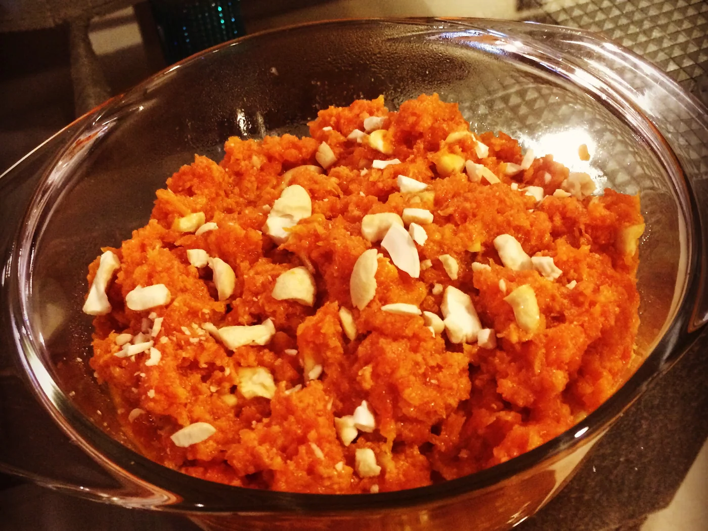 Gajjar Halwa (Carrot Pudding) prepared recipe