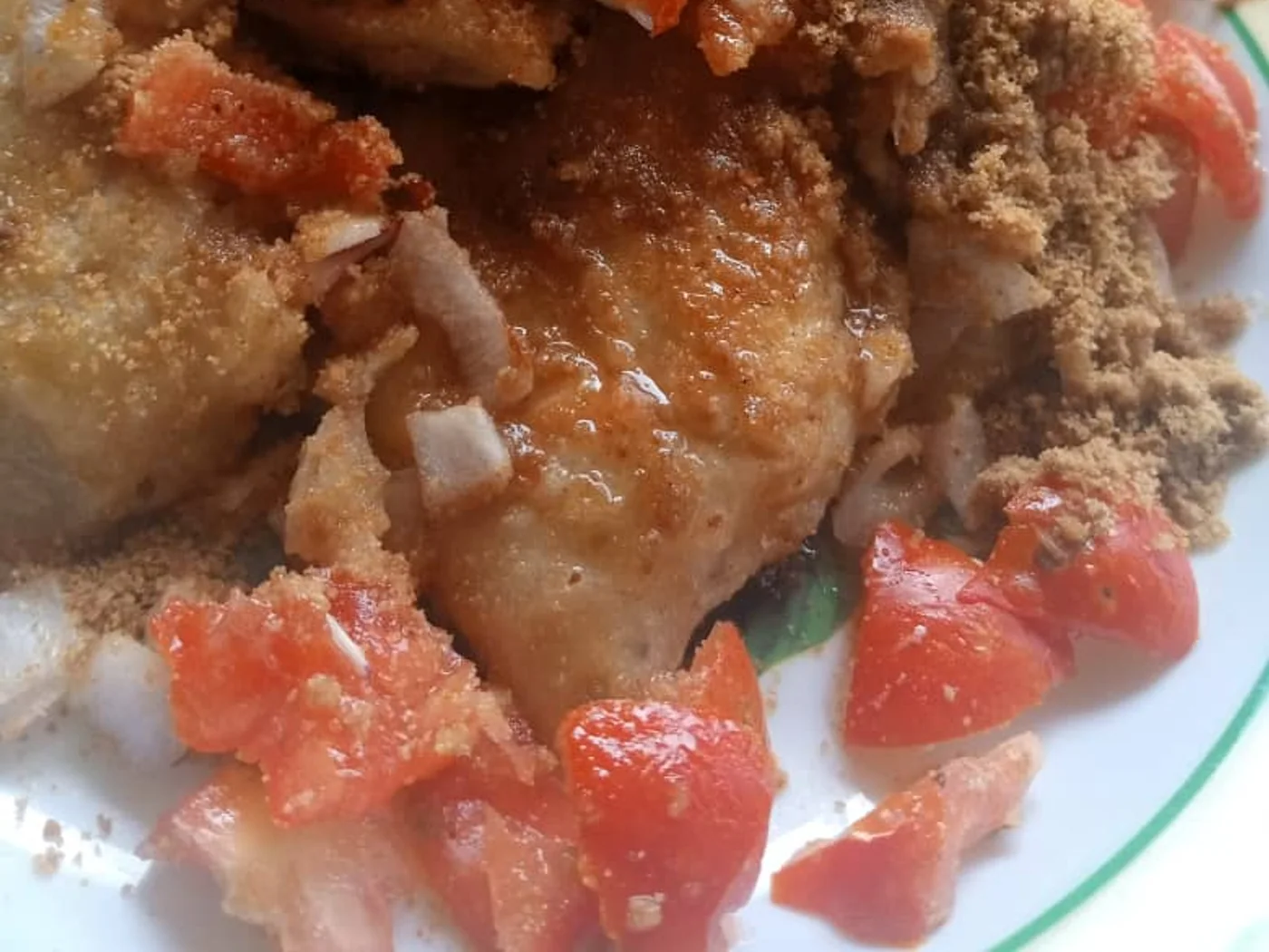 Gurasa (Hausa Flatbread with Vegetables) prepared recipe