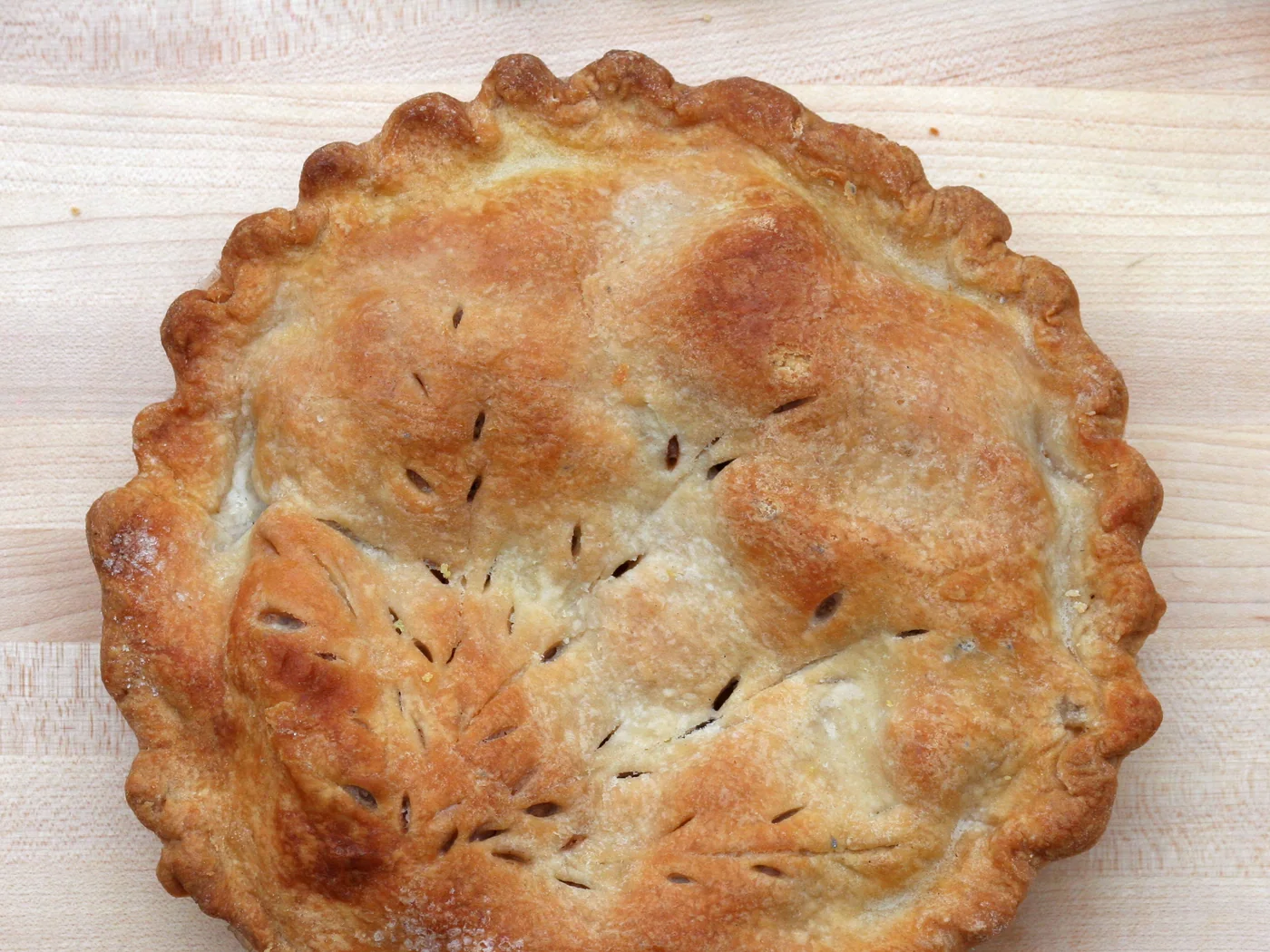 Homemade Pie Crust prepared recipe