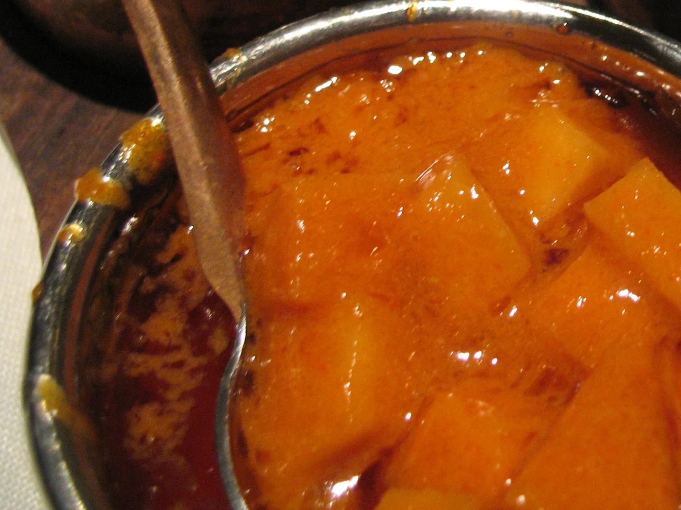 Mango Chutney (Chunky) prepared recipe