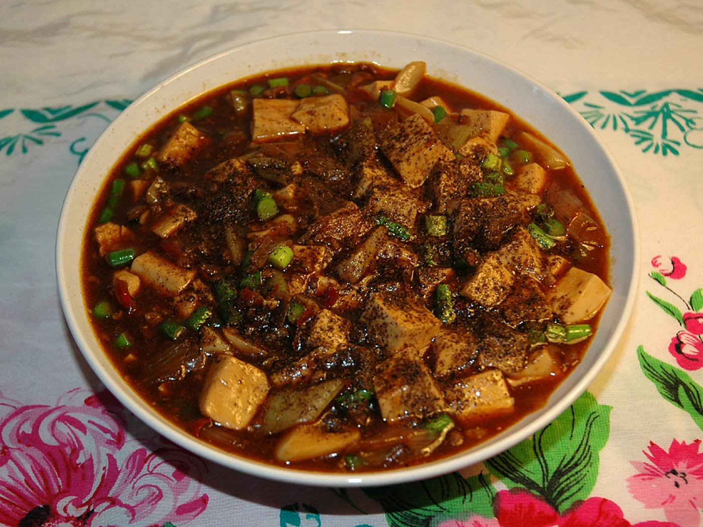 Mapo Tofu prepared recipe