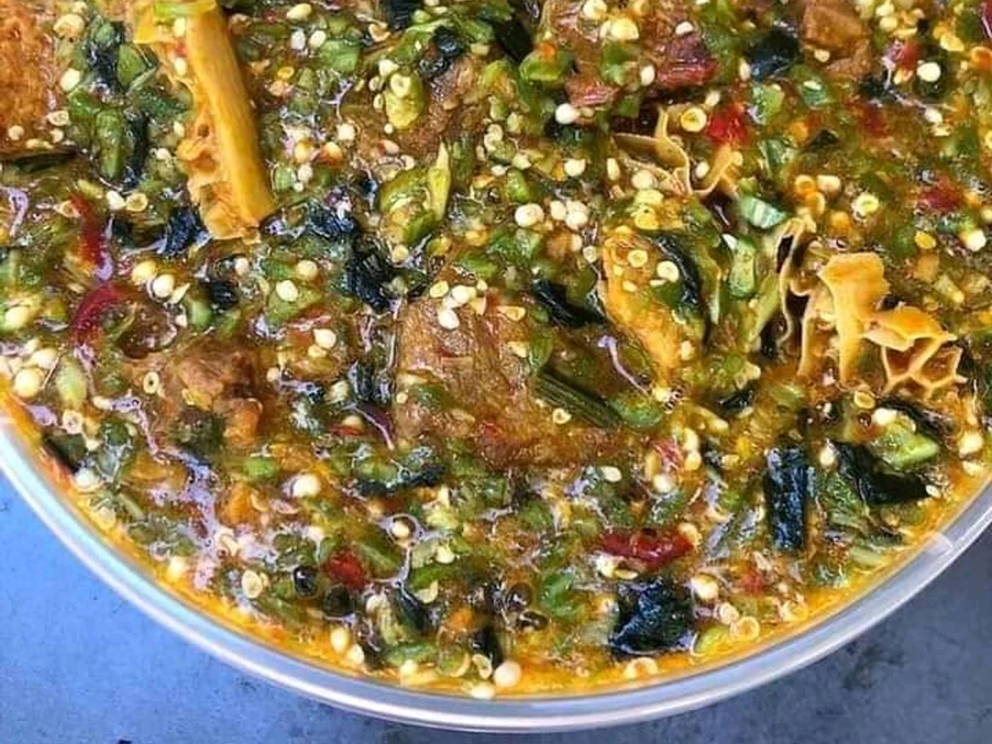 Miyan Kubewa (Okra Soup) prepared recipe