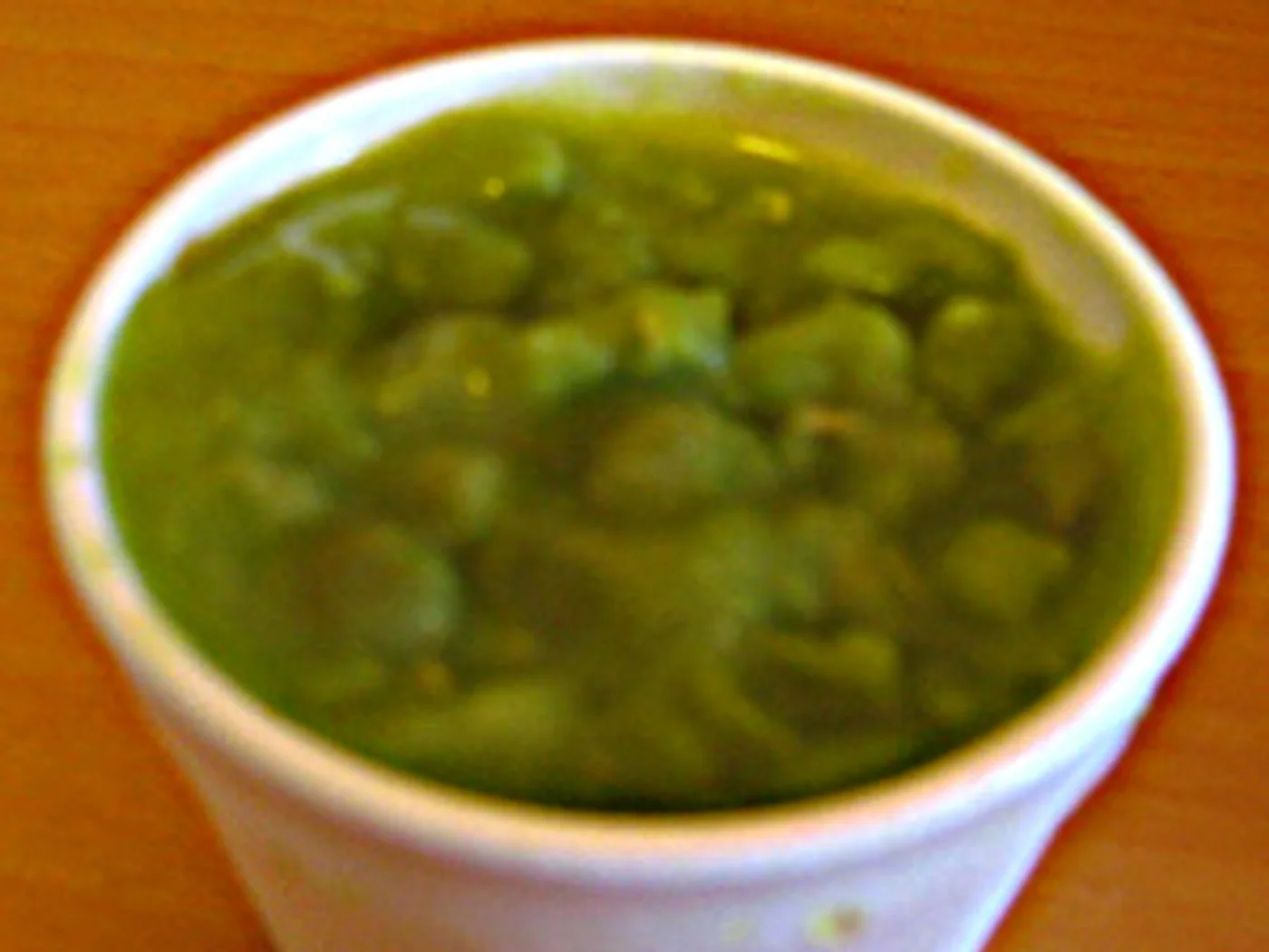 Mushy Peas prepared recipe