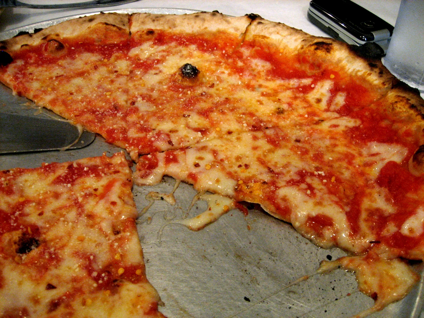 New York City–Style Pizza prepared recipe