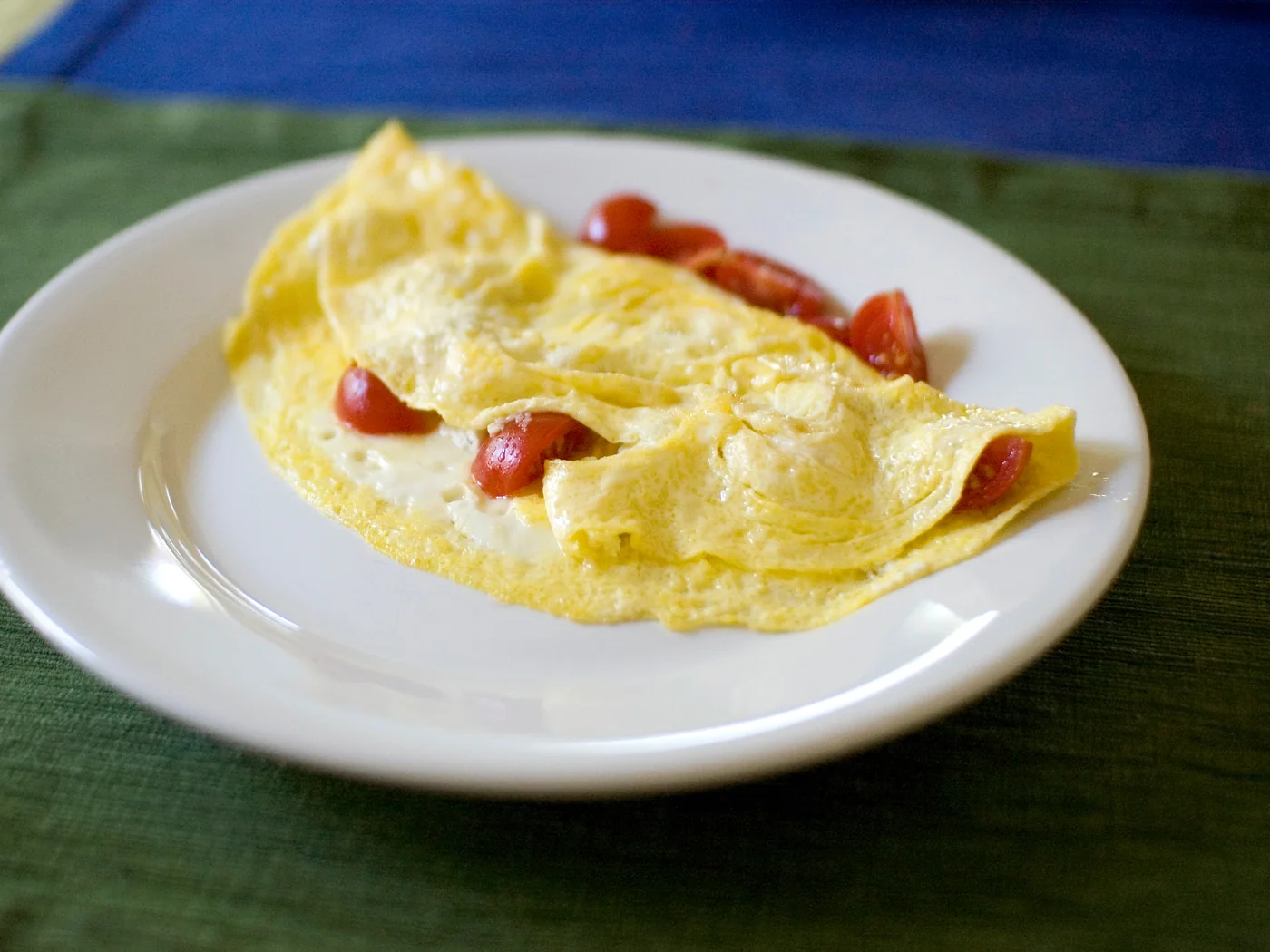 Nigerian Tomato Omelette prepared recipe