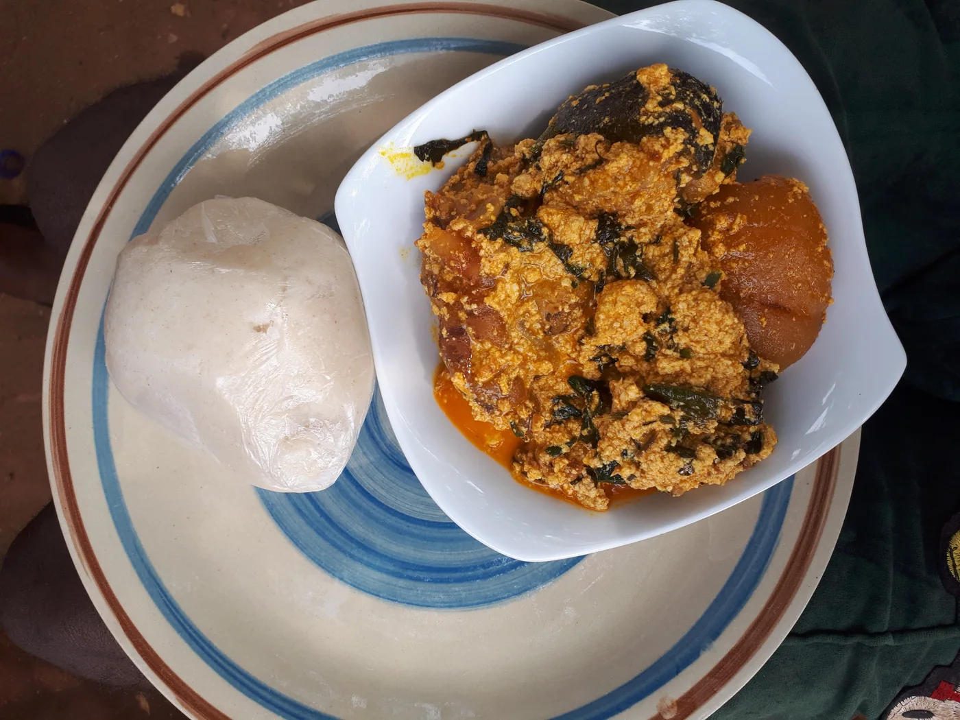 Ofe Egusi prepared recipe