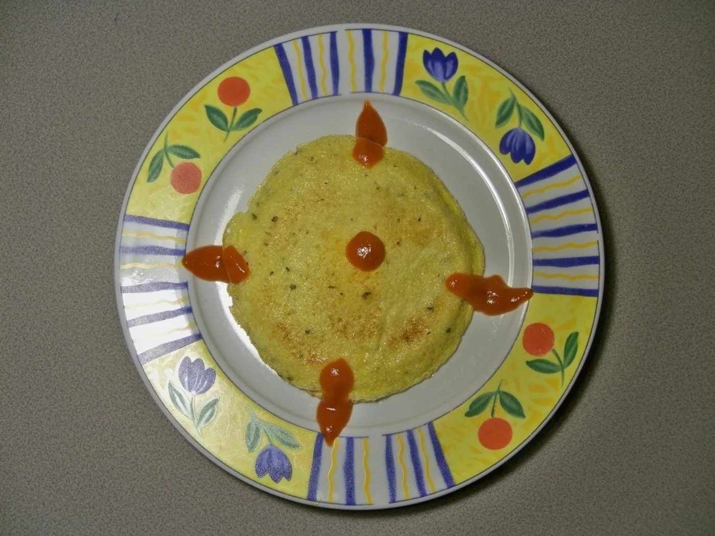 Omelette of Breadcrumbs prepared recipe