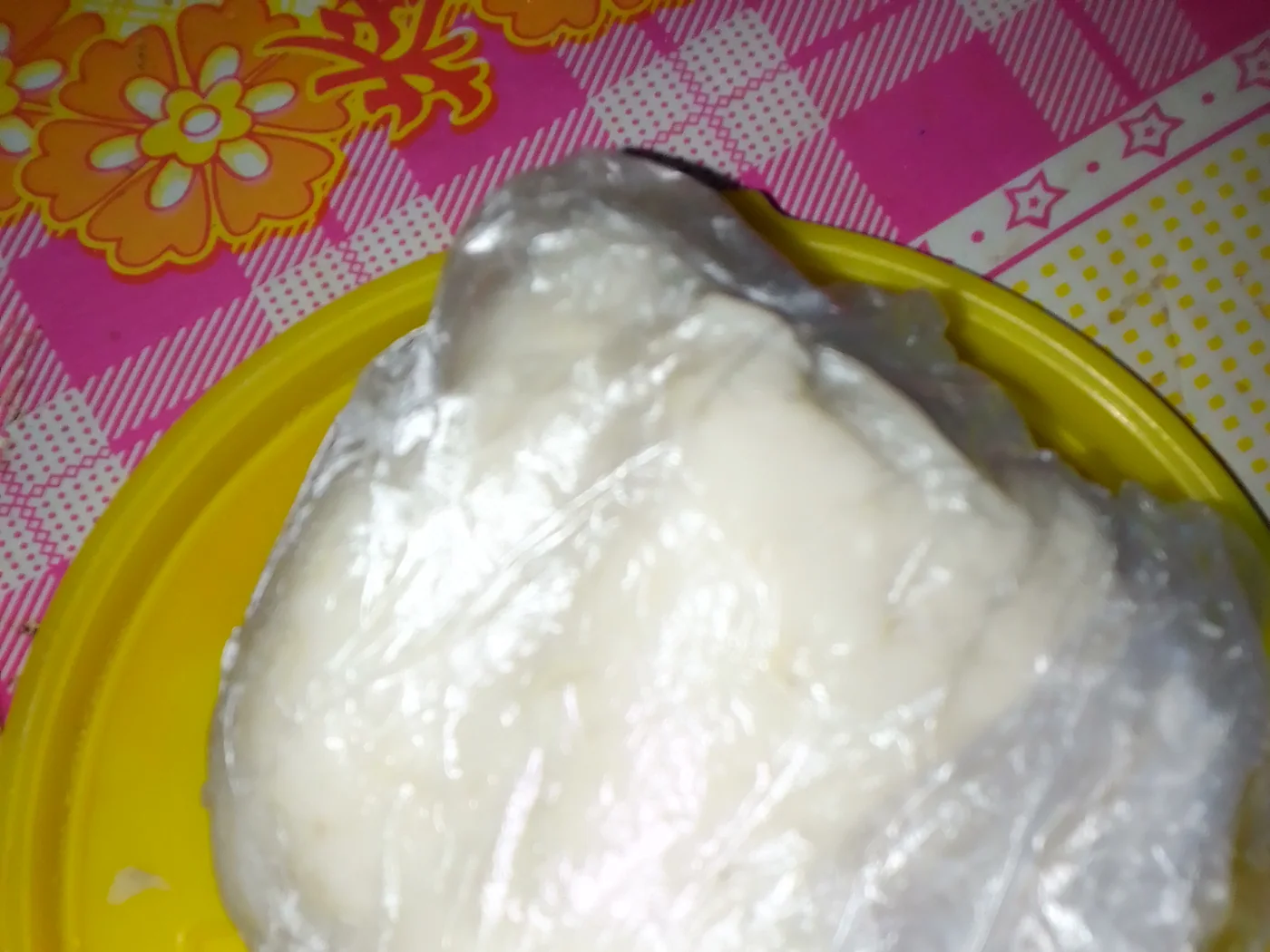 Pounded Yam (natively common in Igbo homes) prepared recipe