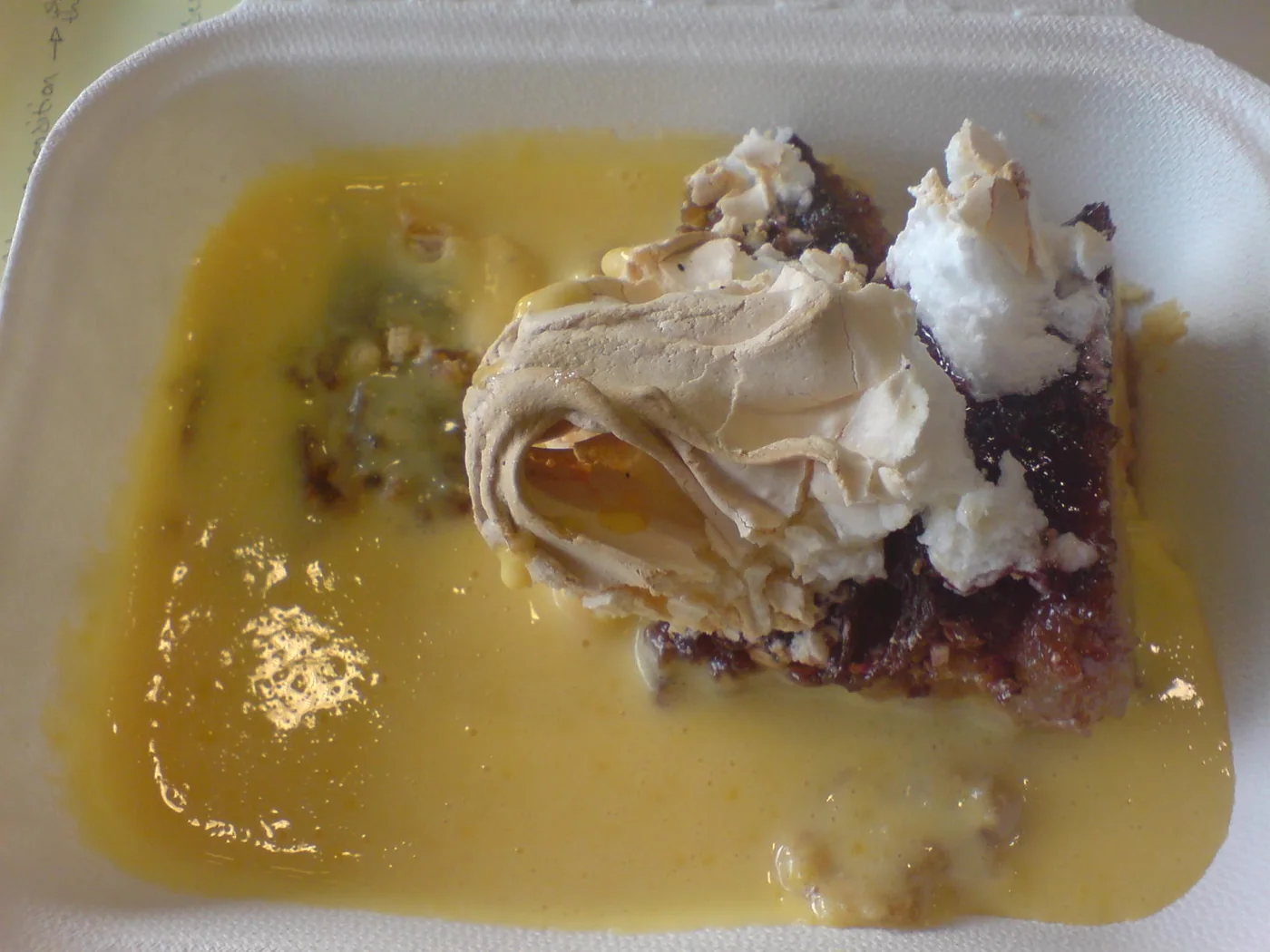 Queen of Puddings prepared recipe