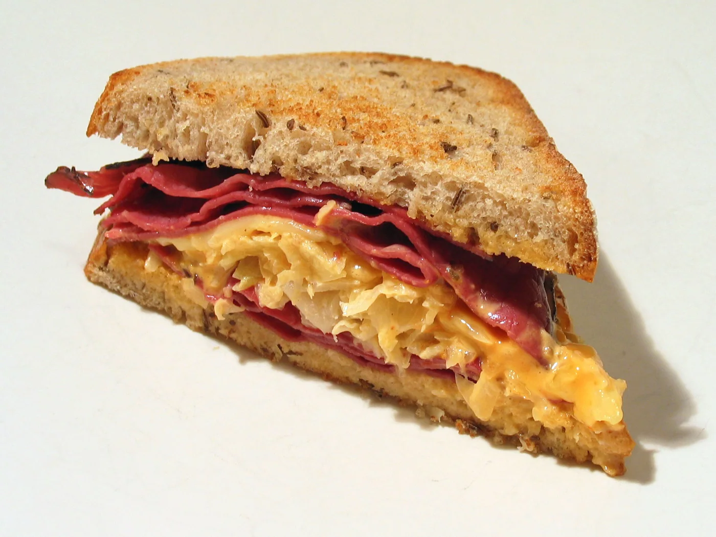 Reuben Sandwich prepared recipe