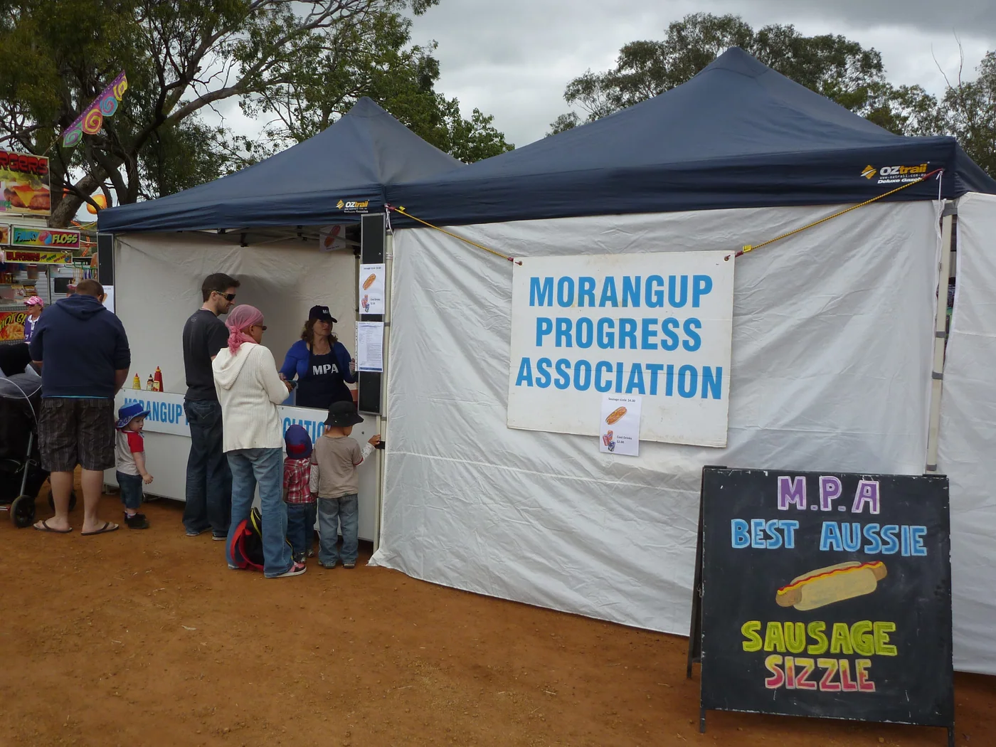 Sausage Sizzle prepared recipe