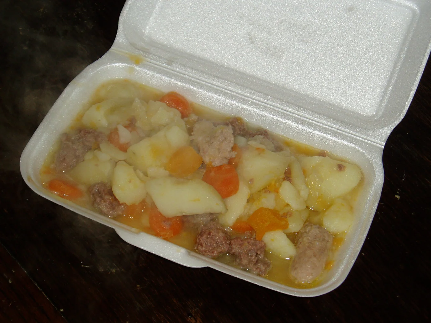 Stovies prepared recipe