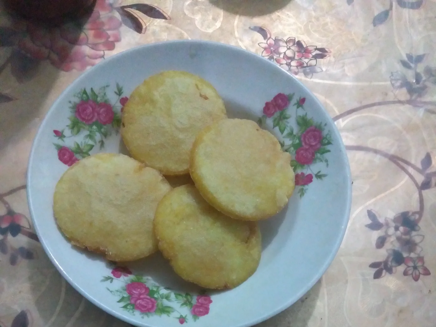 Sylheti Onion and Rice Fritters prepared recipe