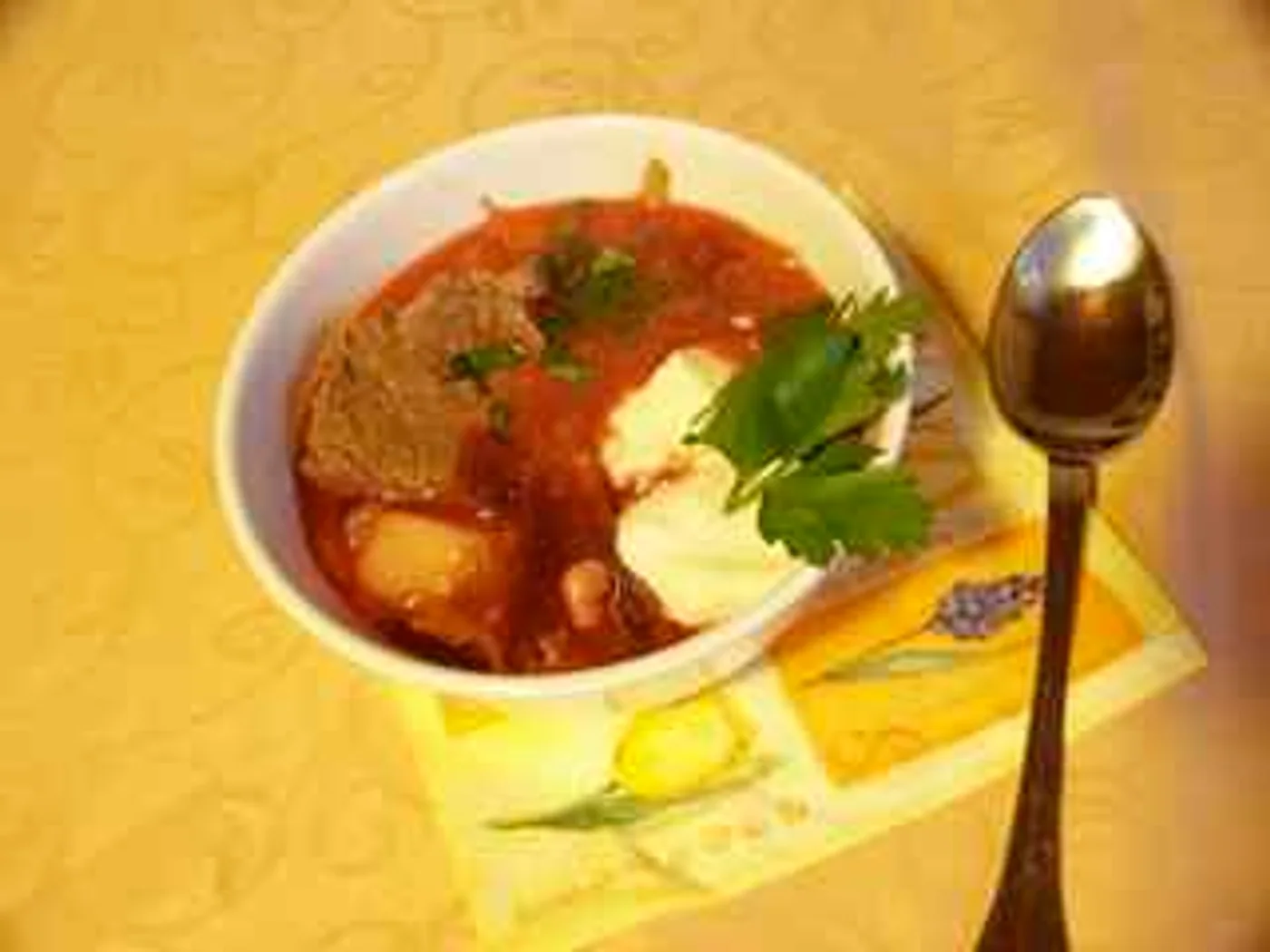 Ukrainian Borscht prepared recipe