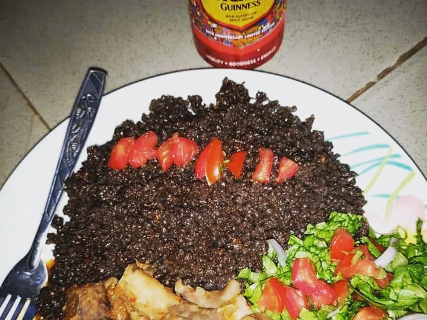 Wasawasa (Yam Couscous) prepared recipe