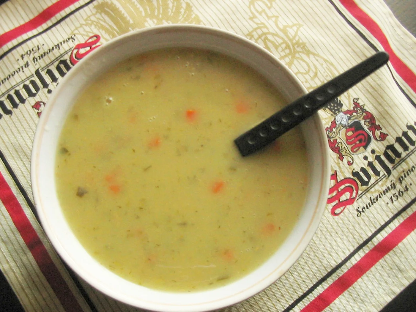 Zupa Ogórkowa (Polish Cucumber Soup) prepared recipe